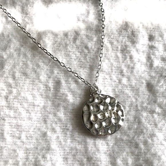 Petite Sterling Silver ‘Faith’ Necklace - Picture 1 of 5